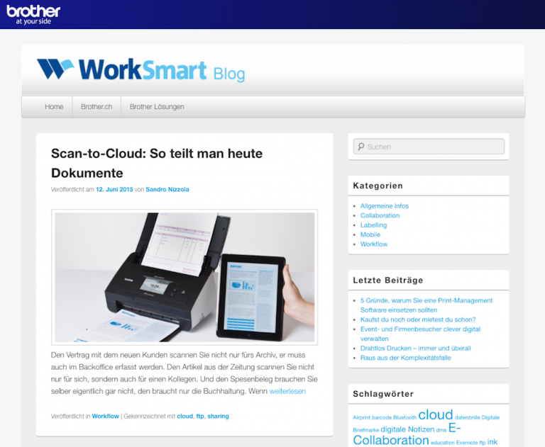 Smart blog for smarter work